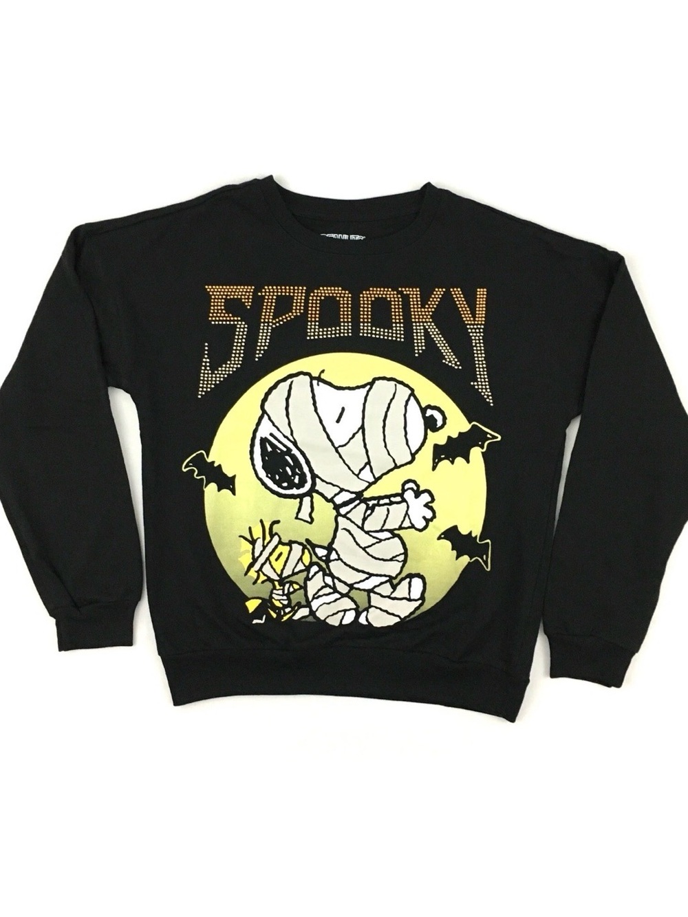 Peanuts Snoopy “Spooky' Mummy Graphic Sweatshirt - juniors XL or women’s medium - Picture 2 of 7